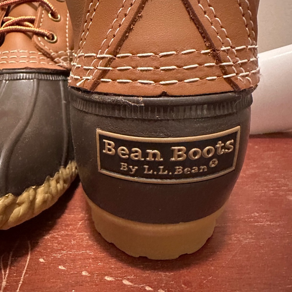 L.L. Bean Men’s  Brown and Tan Ankle Booties - Picture 10 of 11